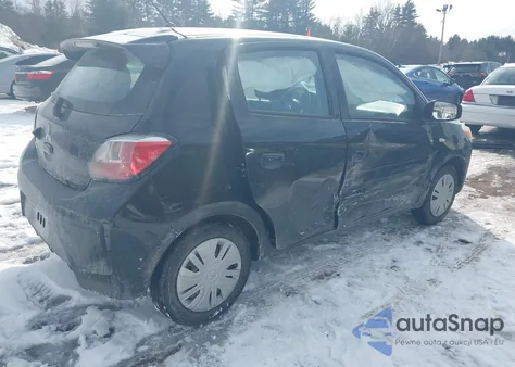 2021 Mitsubishi Mirage Carbonite Edition/Es/Le z USA, uszkodzony, nr VIN ML32AUHJ2MH008640